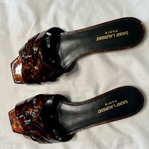 YSL Tribute Tortoise Sandals size 40